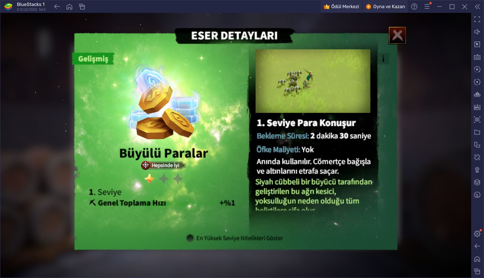 Call of Dragons Oyunundaki En İyi Eserler