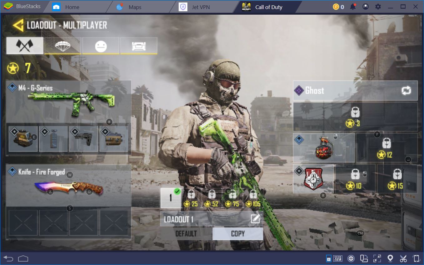 Схема управления для bluestacks call of duty mobile