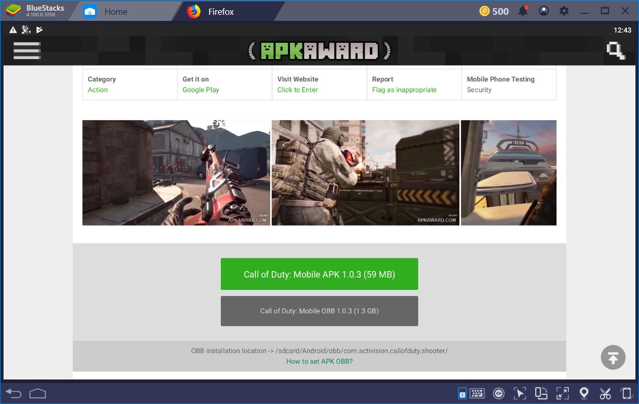 Workaround for a received ban in Call of Duty: Mobile on BlueStacks 5 –  BlueStacks Support