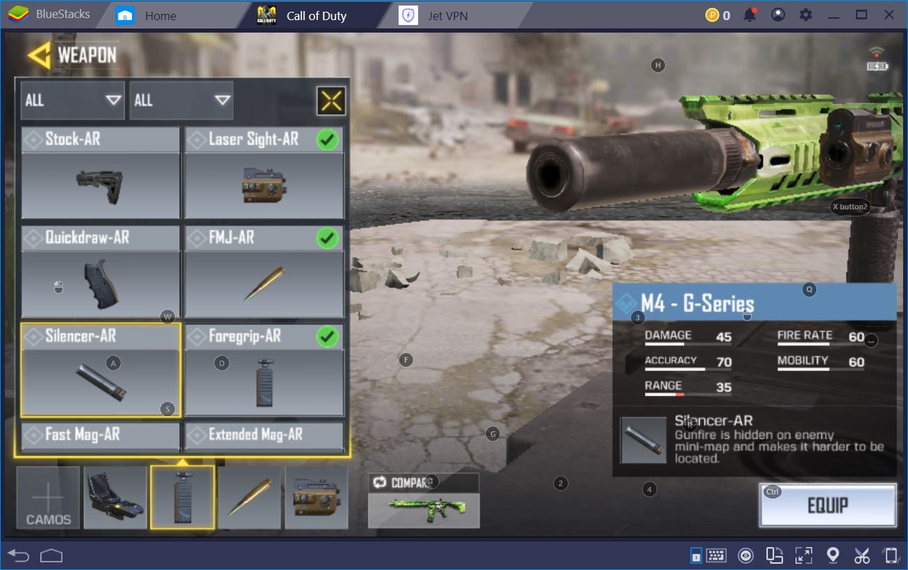 Call of Duty: Mobile on PC- Loadout and Equipment Guide