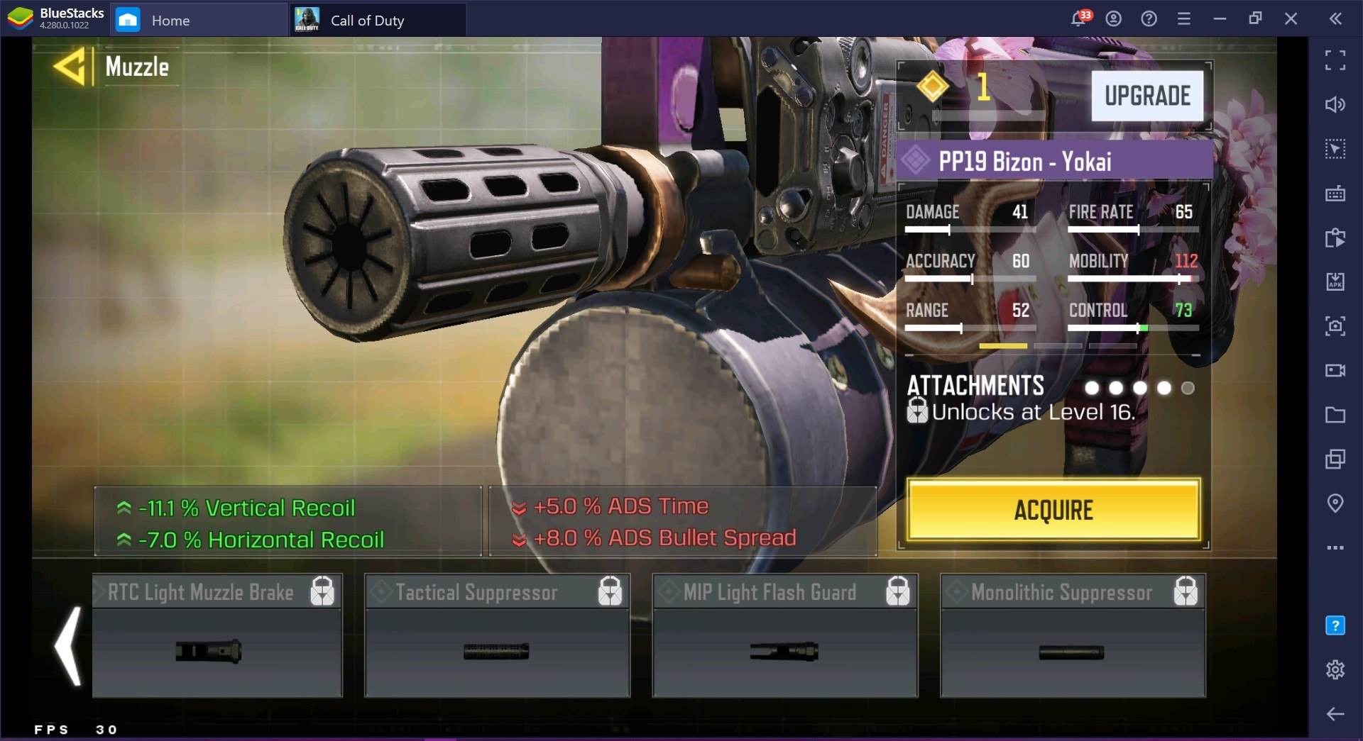 Call of Duty: Mobile Season 3 PP19 Bizon Gunsmith and Loadout Guide