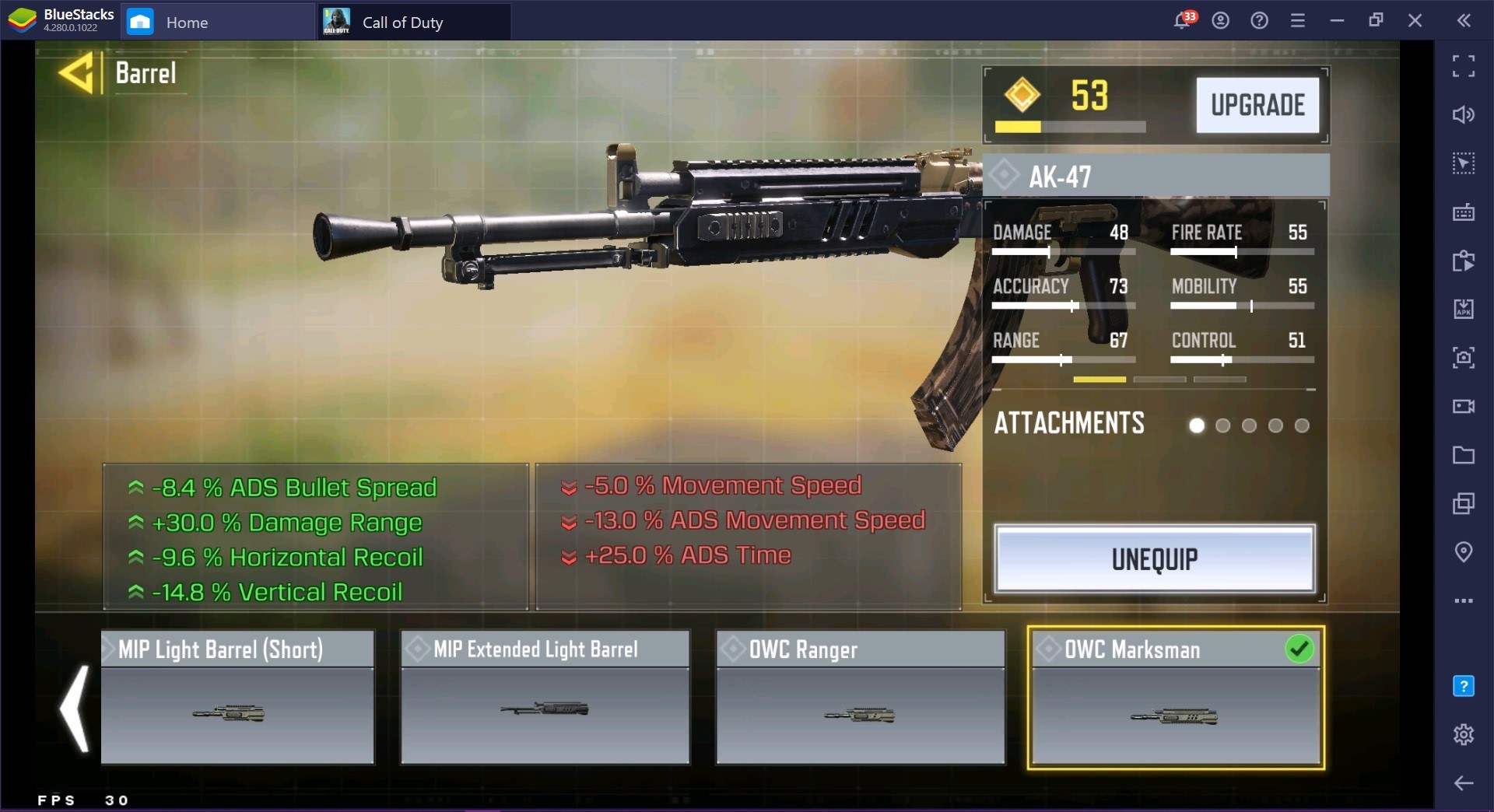 Call of Duty: Mobile AK-47 and DR-H Loadout for Season 3 Games