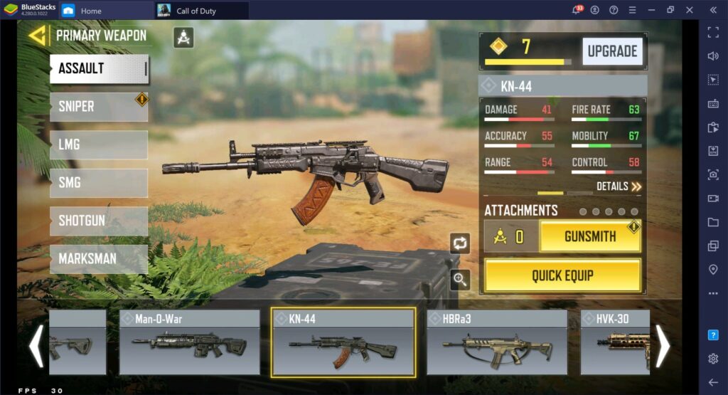 Call of Duty Mobile Season 4 Weapon Guide for Battle Royale Games