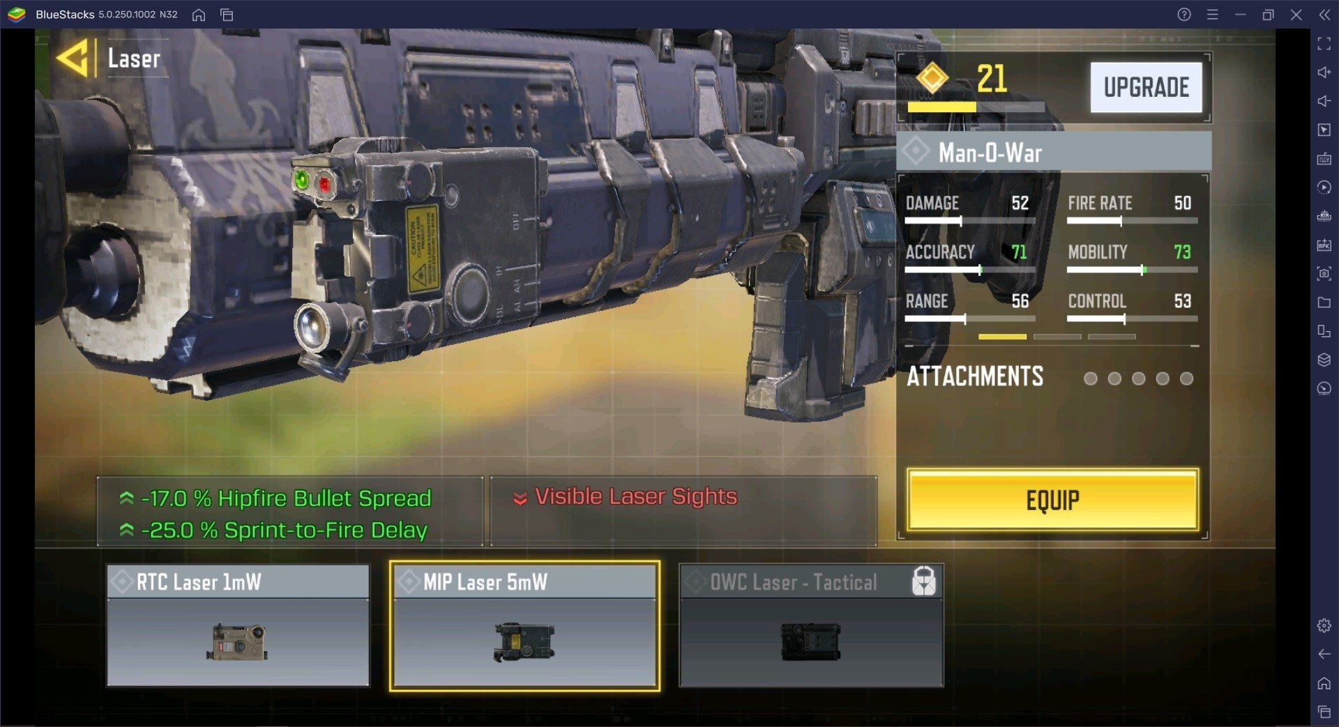 Call of Duty Mobile Man-O-War Weapon Guide for Season 5