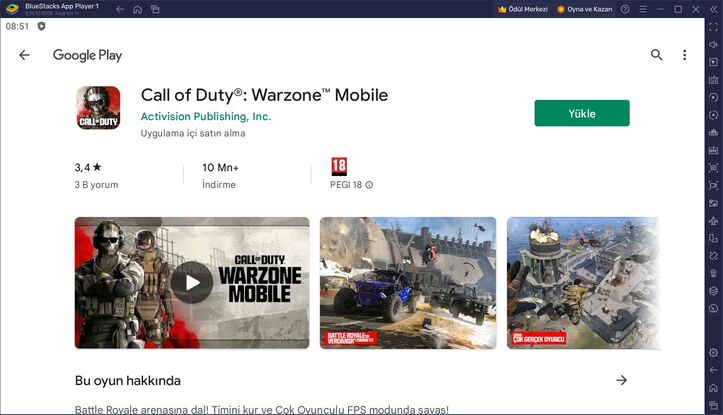 BlueStacks ile Call of Duty®: Warzone™ Mobile PC Kurulum Rehberi