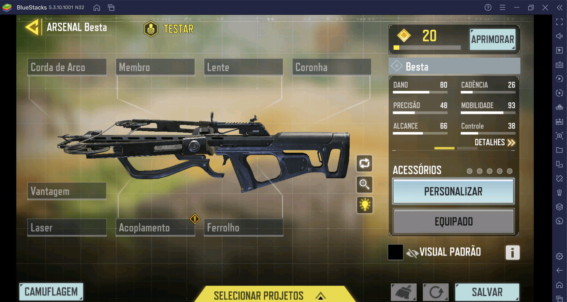 Guia de armas: como jogar com a Besta (Crossbow), nova arma secundária de Call  of Duty: Mobile