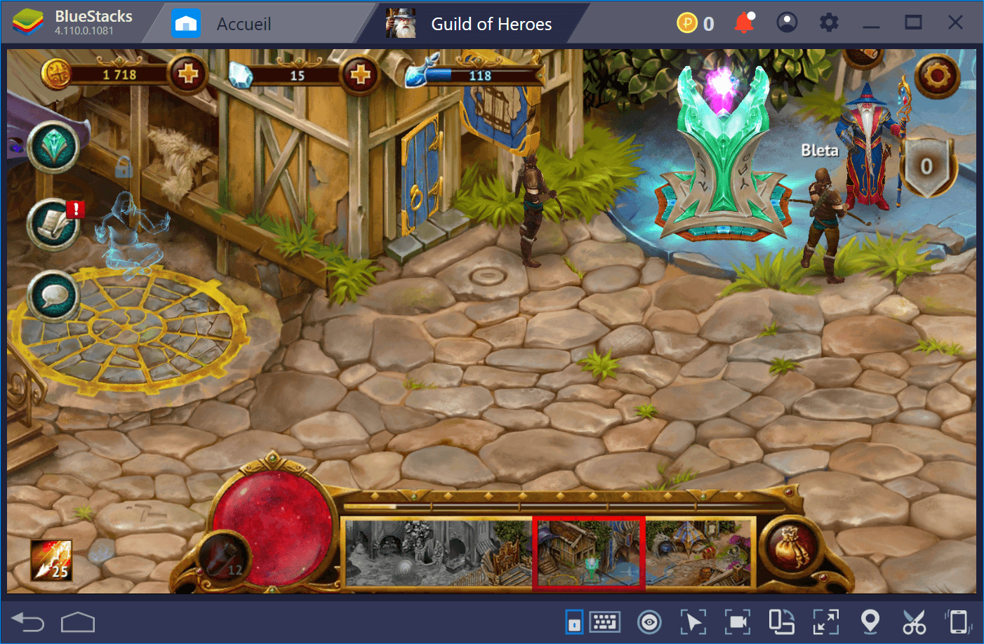 Comment utiliser la taverne dans Guild of Heroes