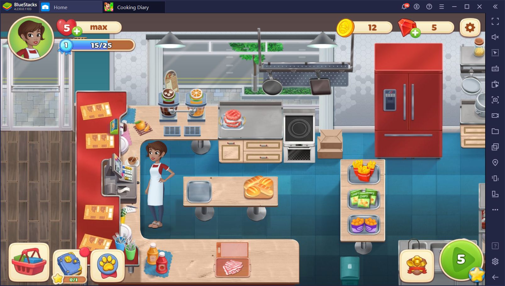 Baixar & Jogar Cooking Diary Jogo de Cozinha no PC & Mac (Emulador)