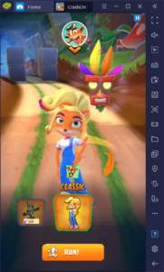 كيفية استخدام BlueStacks لتحسين أدائك مع Crash Bandicoot: On the Run