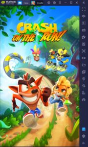 Come giocare Crash Bandicoot: On the Run su PC con BlueStacks