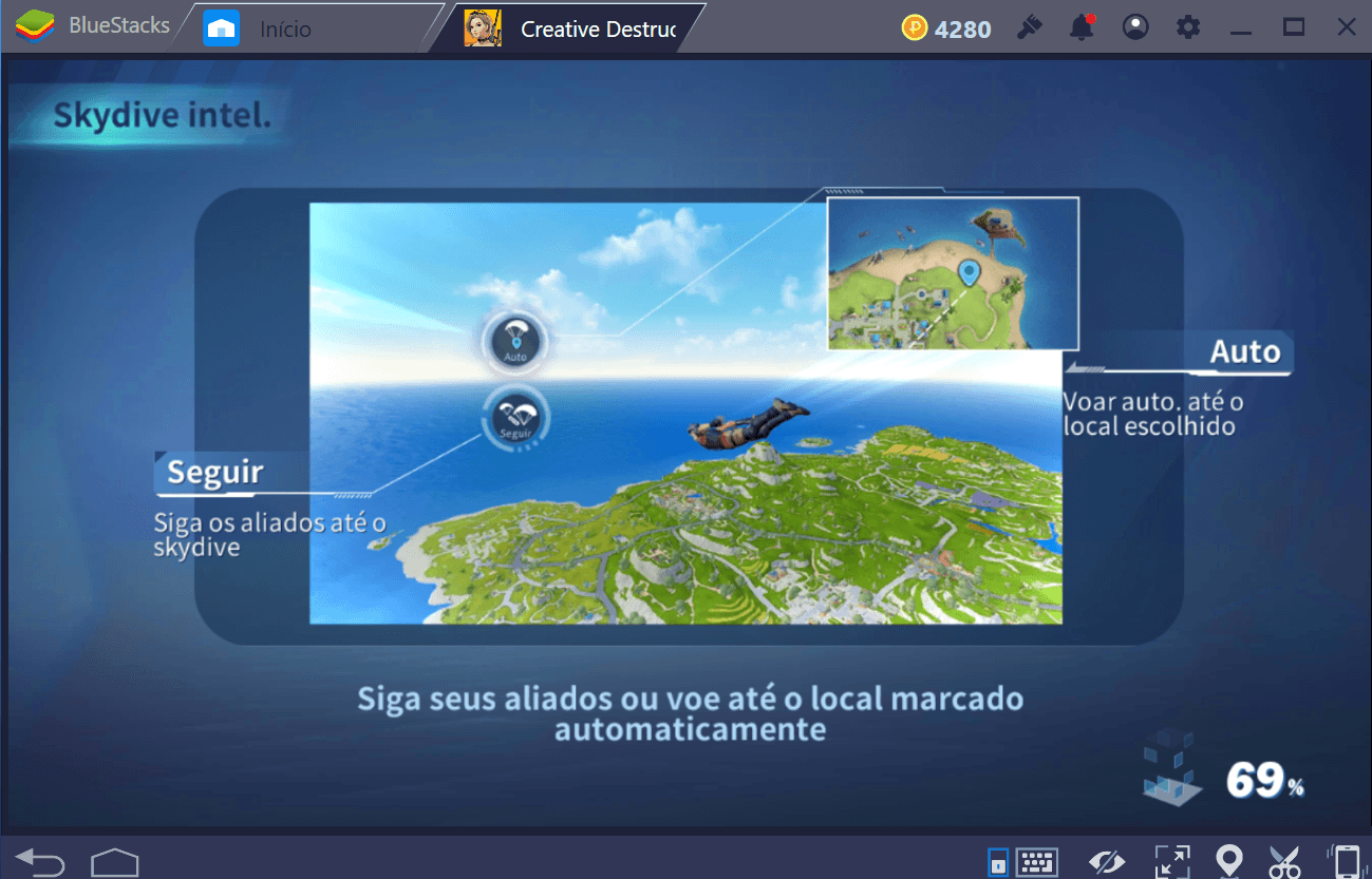 Guia de aterrissagem para Creative Destruction