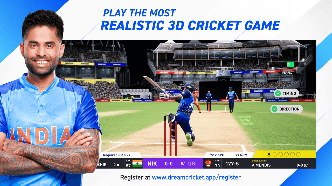 How to Play Dream Cricket 2024 on PC With BlueStacks