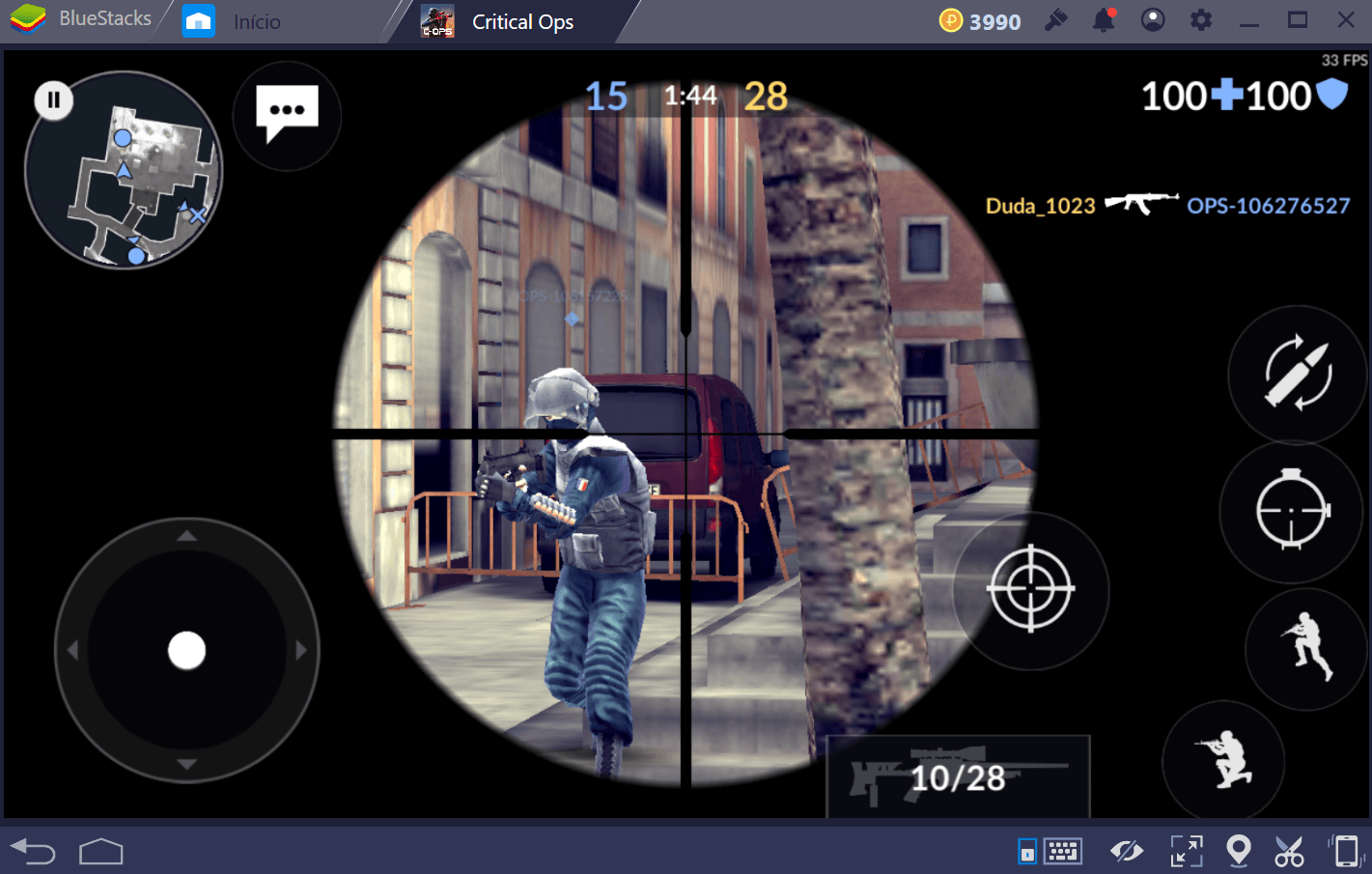 Guia para sniper em Critical Ops