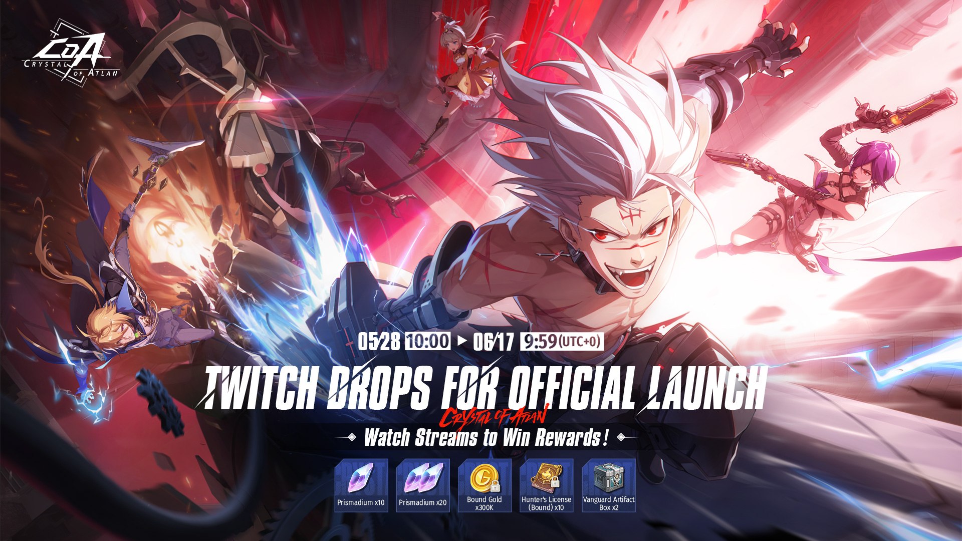 Crystal of Atlan Twitch Drops Event - Hol dir Prismadium, Gold und vieles mehr!