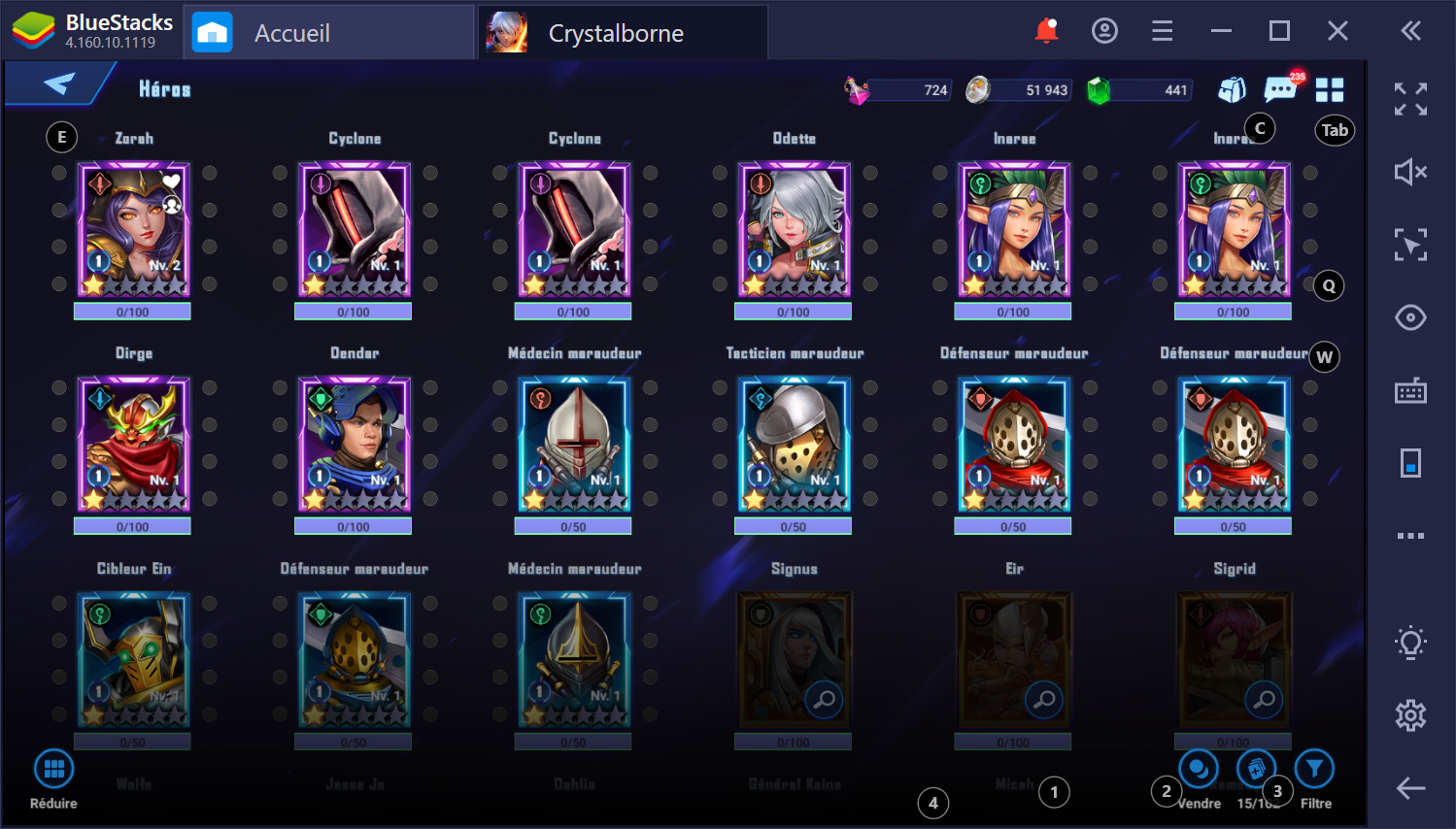 Comment débloquer et améliorer les héros de Crystalborne Heroes of Fate sur PC