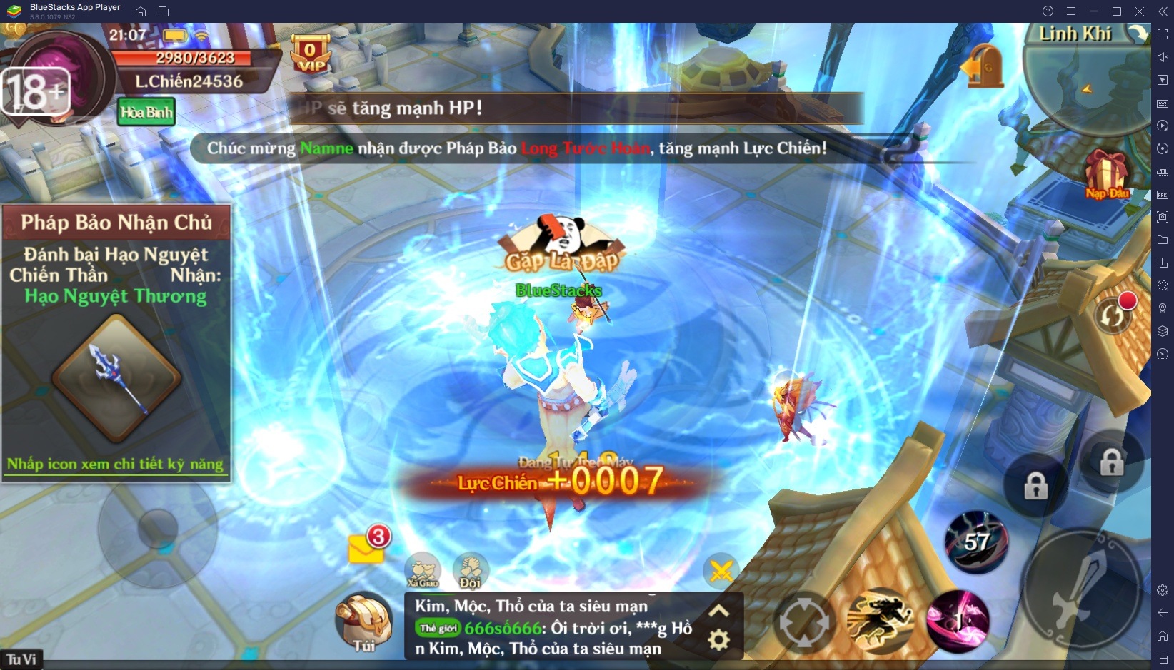 Chơi game nhập vai tiên hiệp Cửu Thiên Mobile trên PC với BlueStacks