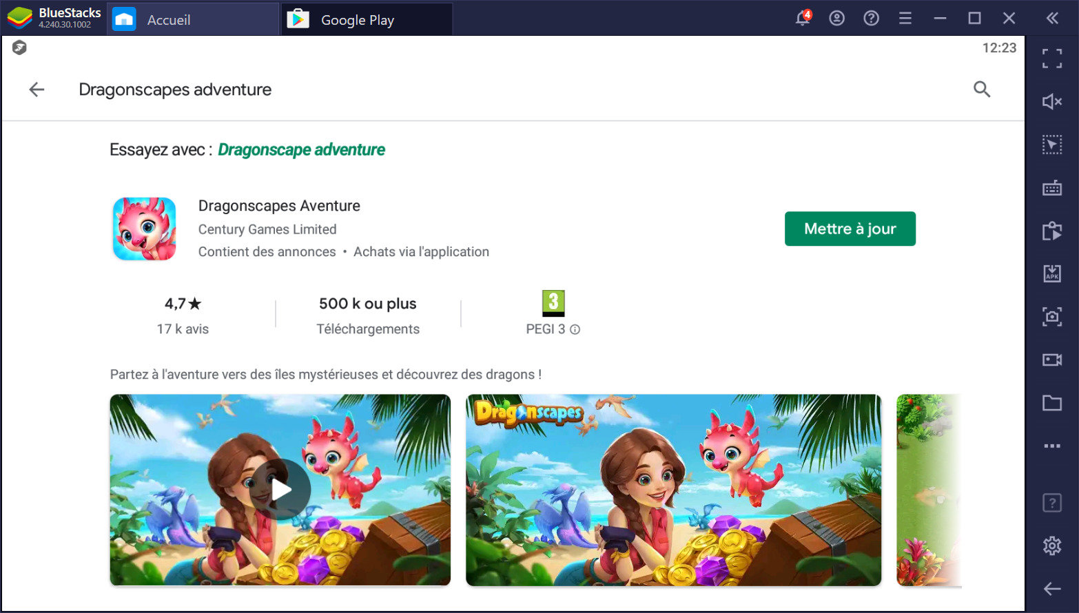 Installer Dragonscapes Adventure sur PC – Explorez les îles avec BlueStacks