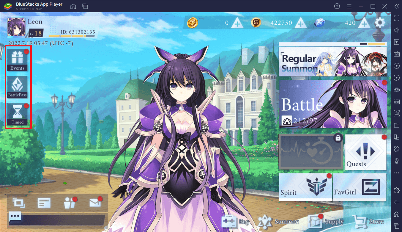 Date a Live: Spirit Pledge - Play Gacha Role-playing Game Free