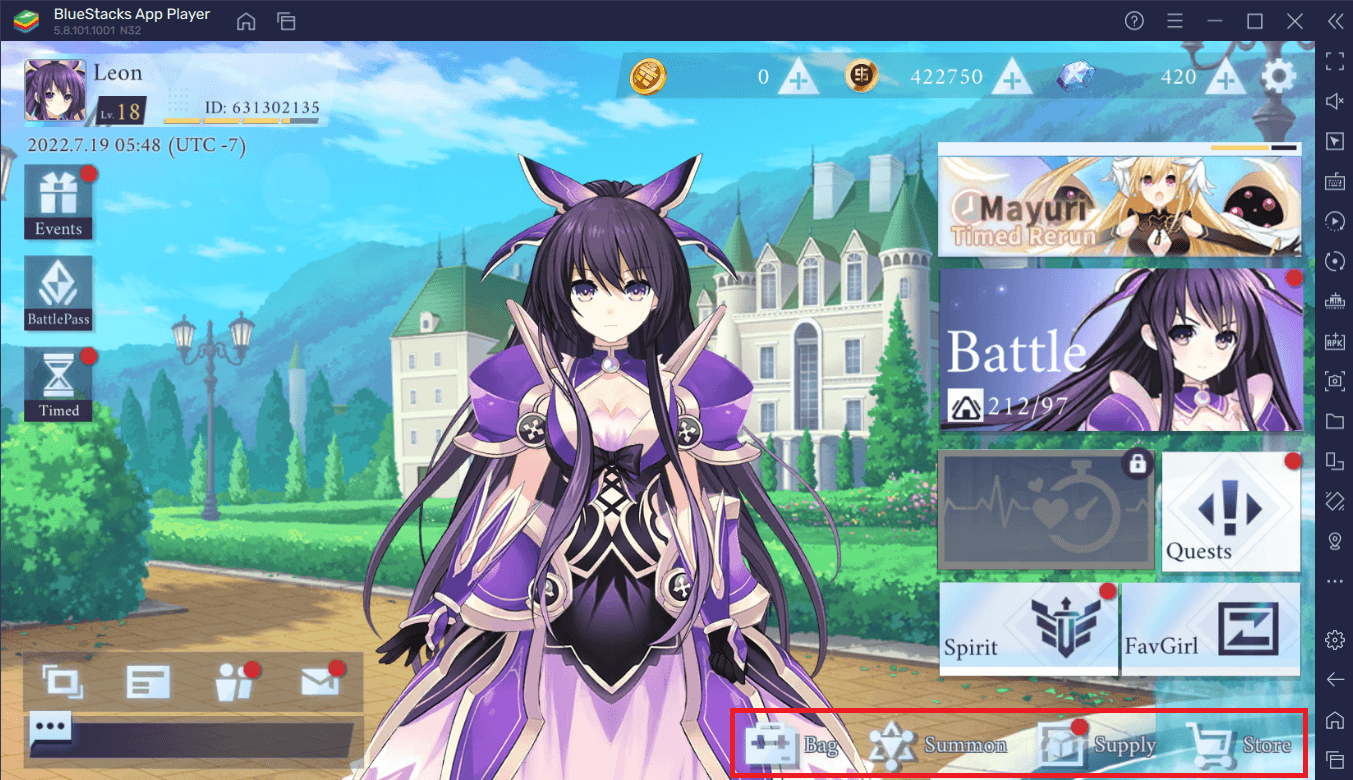 Гайд для новичков по игре Date a Live: Spirit Pledge HD | BlueStacks