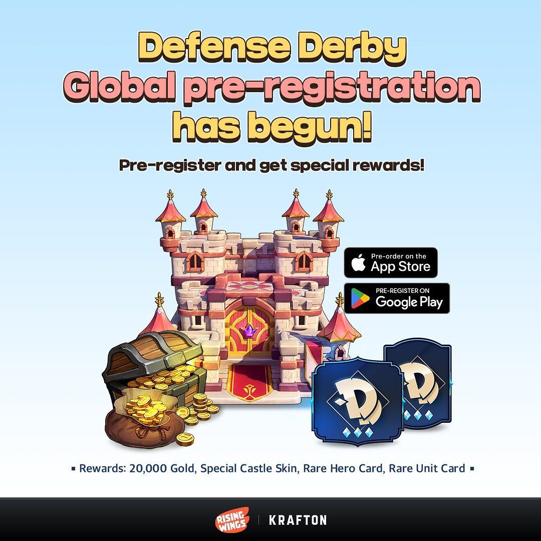 Prepare to storm the castle, Defense Derby pre-registration is open