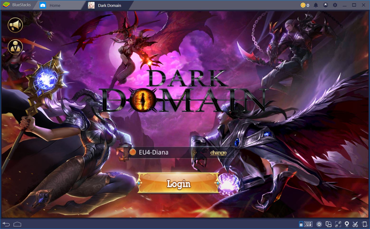 Take Over the World of Dark Domain with BlueStacks