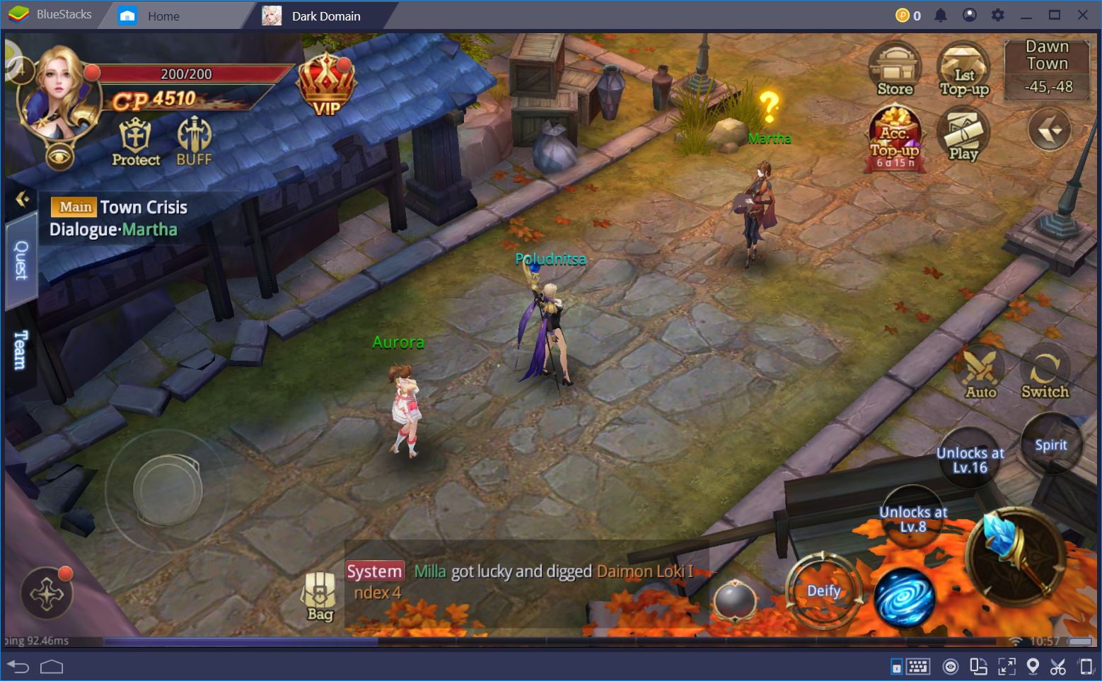 Take Over the World of Dark Domain with BlueStacks
