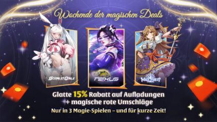 Dein Magisches Wochenende ist da! 15 % Rabatt auf In-Game-Artikel und Rote Umschläge