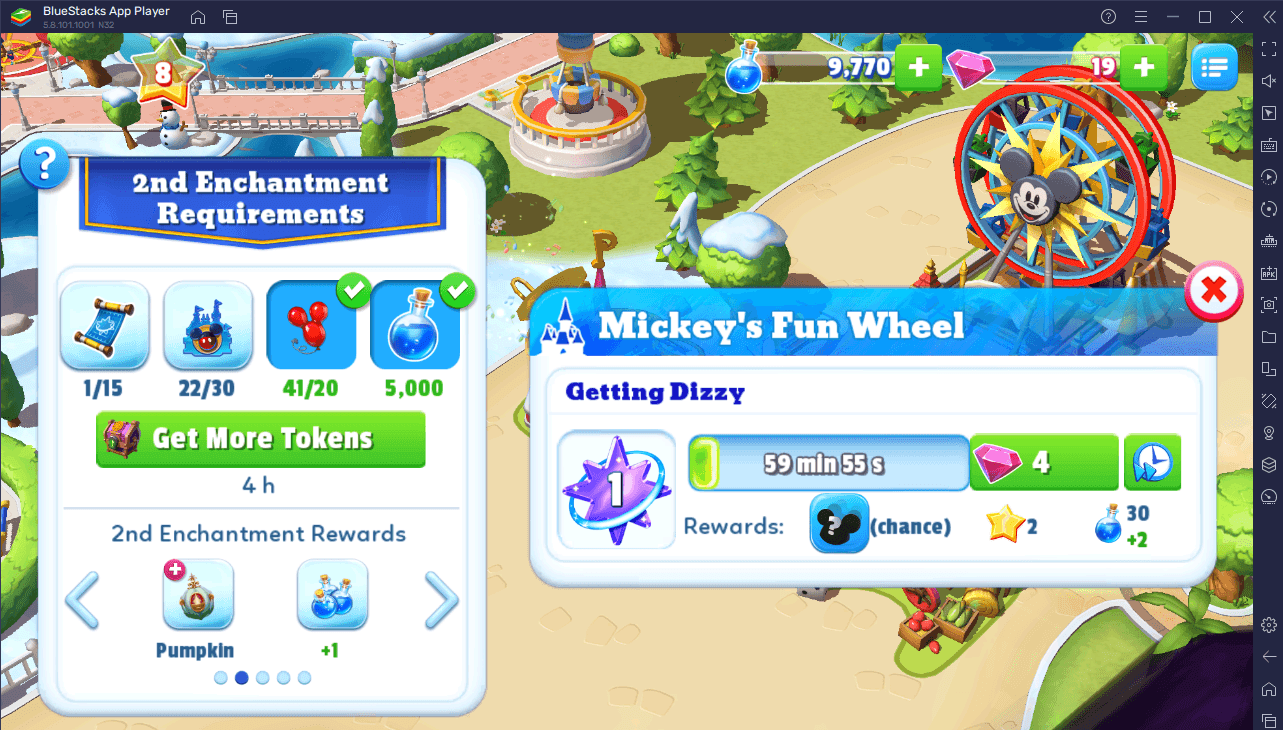 Comment Obtenir plus d’EXP, de Magique, de Gemmes et de Jetons dans Disney Magic Kingdoms