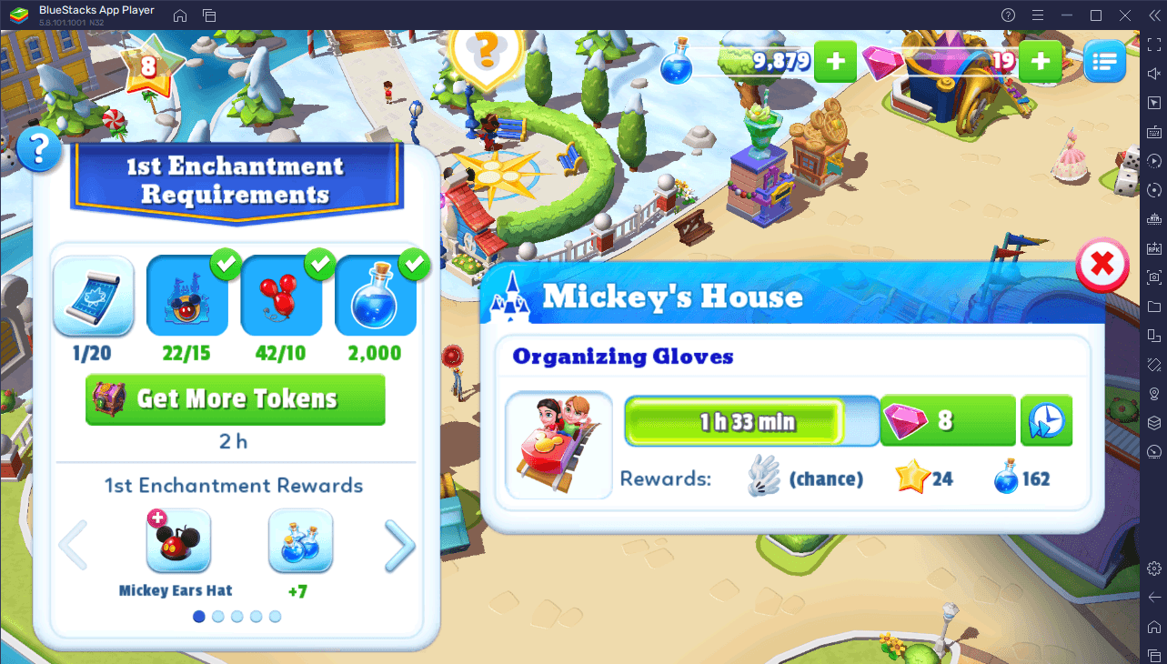 Comment Obtenir plus d’EXP, de Magique, de Gemmes et de Jetons dans Disney Magic Kingdoms