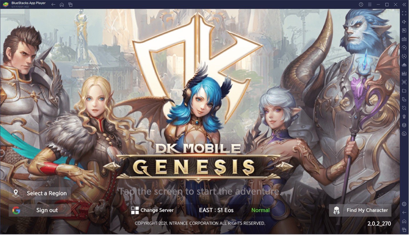Играем в DK Mobile: Genesis на ПК с помощью BlueStacks