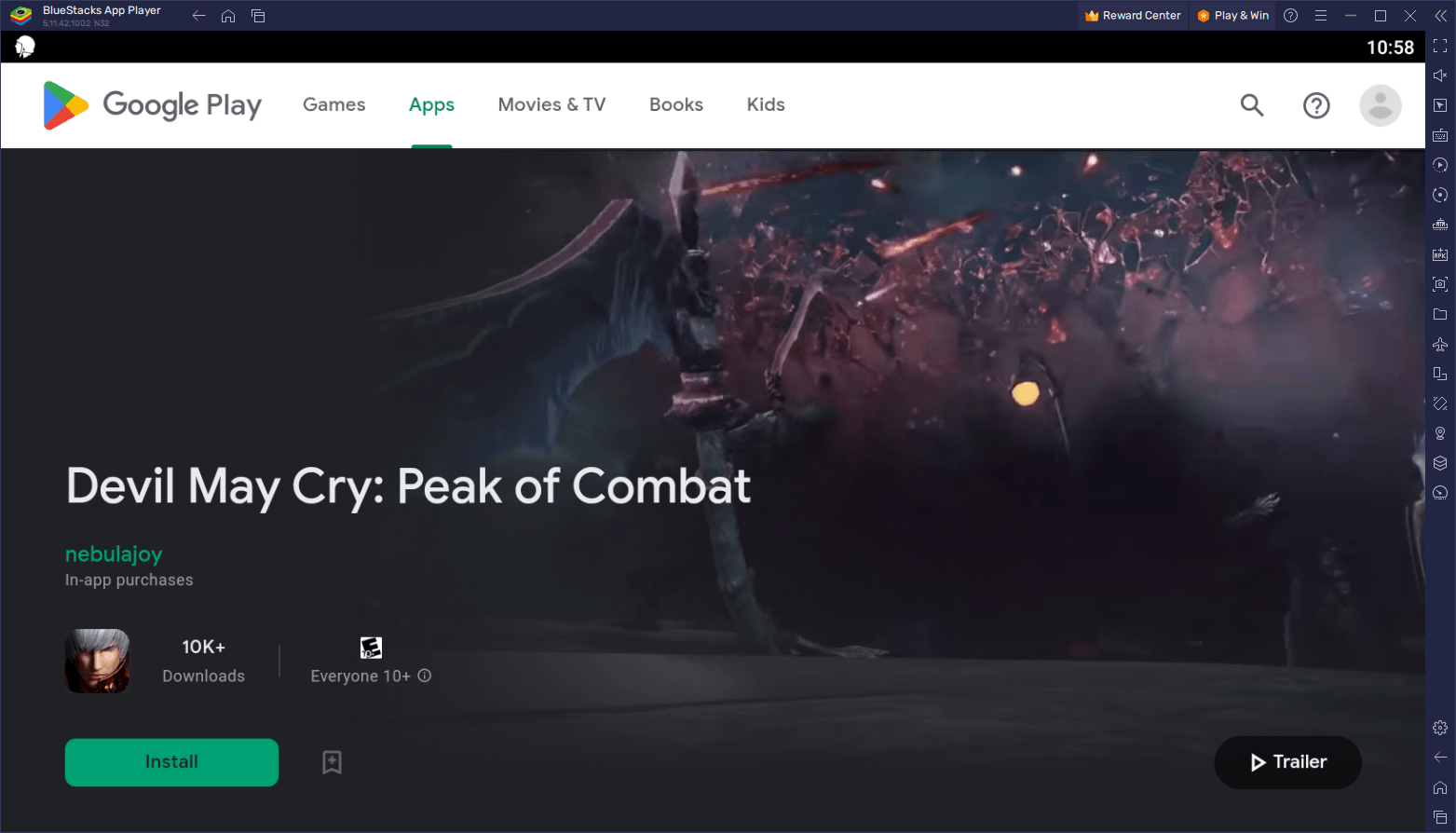 Devil May Cry: Peak of Combat - Unleash Legendary Demonic Battles on PC with BlueStacks