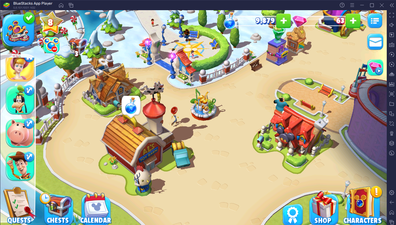 Cómo jugar Disney Magic Kingdoms en PC o Mac con BlueStacks