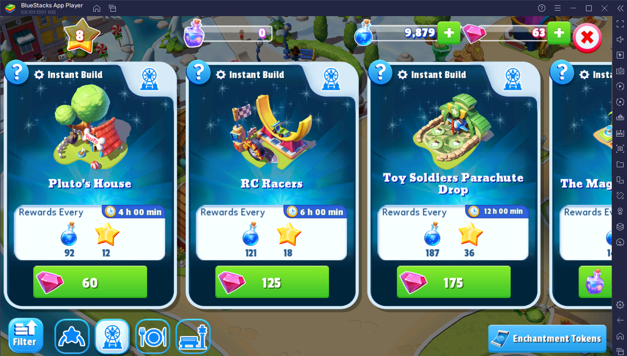 Cómo jugar Disney Magic Kingdoms en PC o Mac con BlueStacks