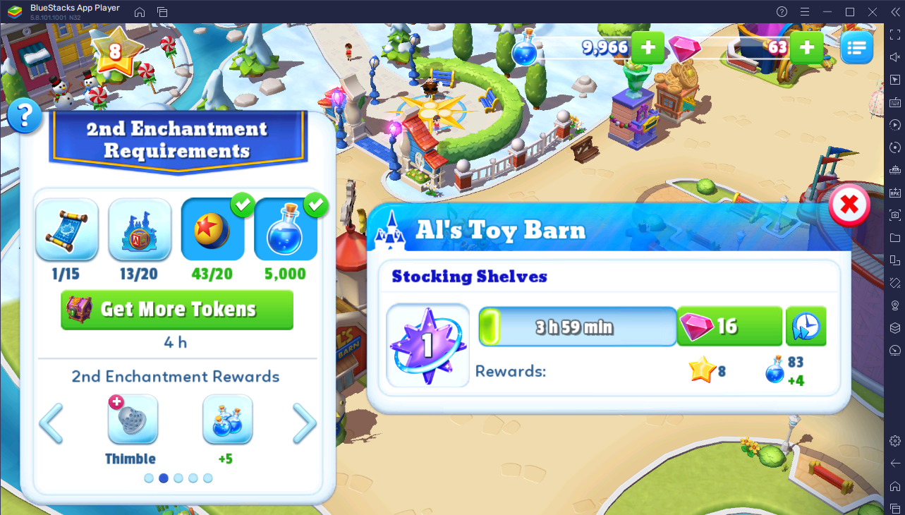 Cómo jugar Disney Magic Kingdoms en PC o Mac con BlueStacks