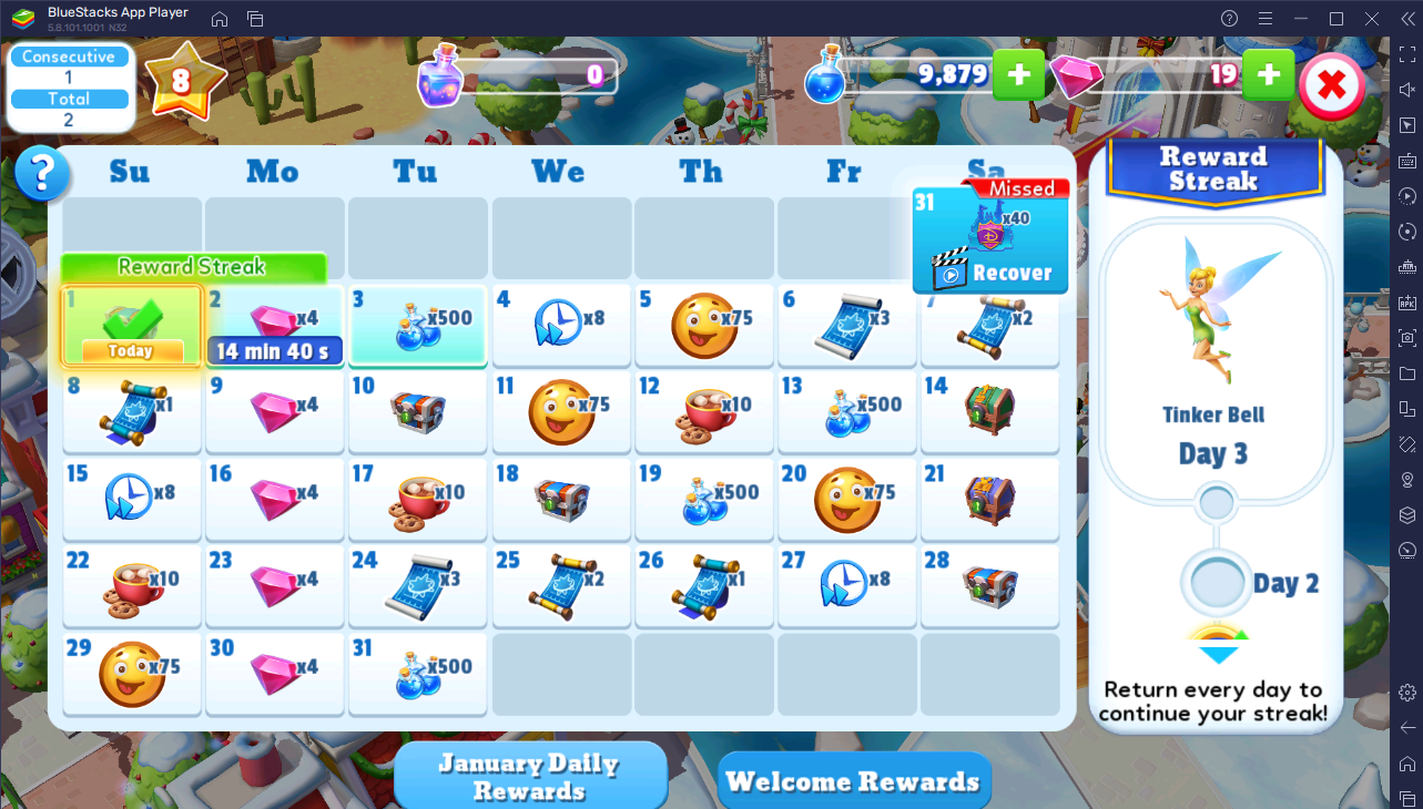 Cómo obtener más EXP, magia, gemas y fichas en Disney Magic Kingdoms