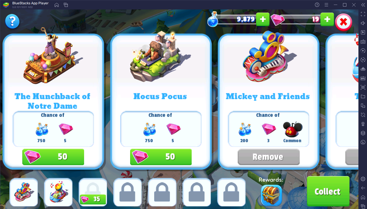 How to Get More EXP, Magic, Gems, and Tokens in Disney Magic Kingdoms