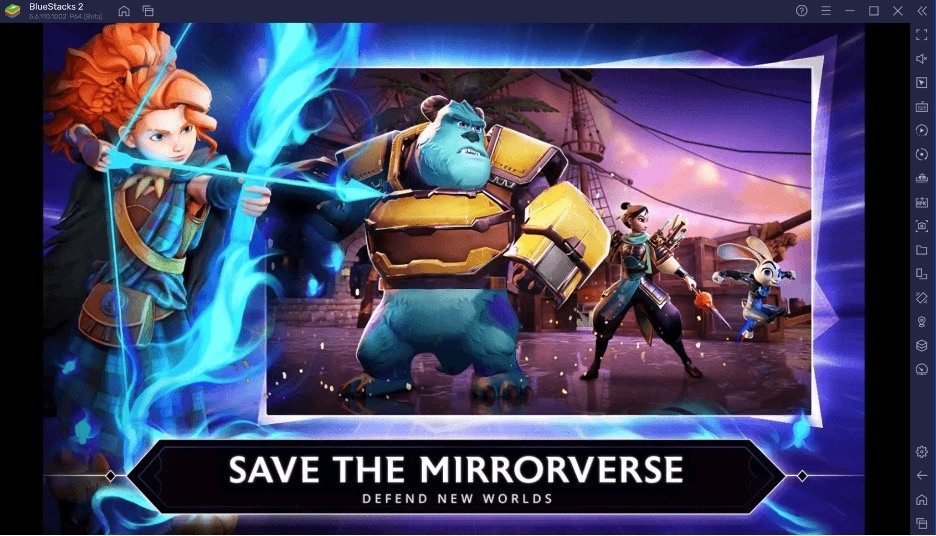Устанавливаем Disney Mirrorverse на ПК с помощью BlueStacks