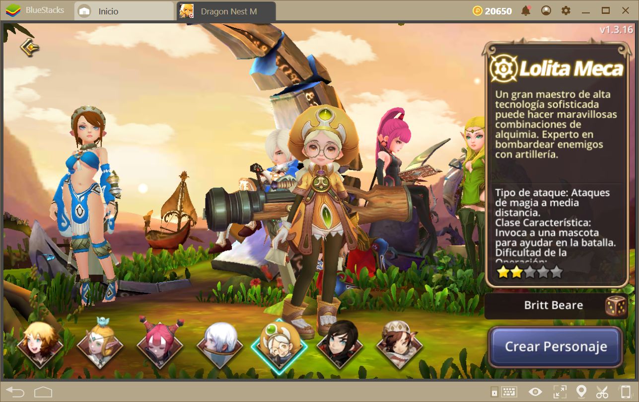 Guía Para las Clases en Dragon Nest M