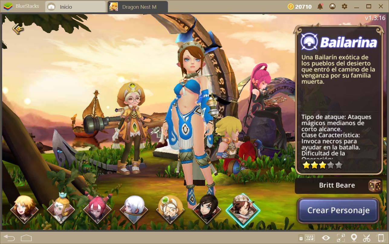 Guía Para las Clases en Dragon Nest M