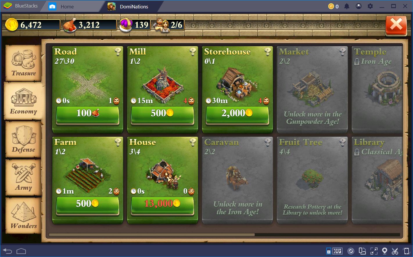 DomiNations: Conquer the World with BlueStacks