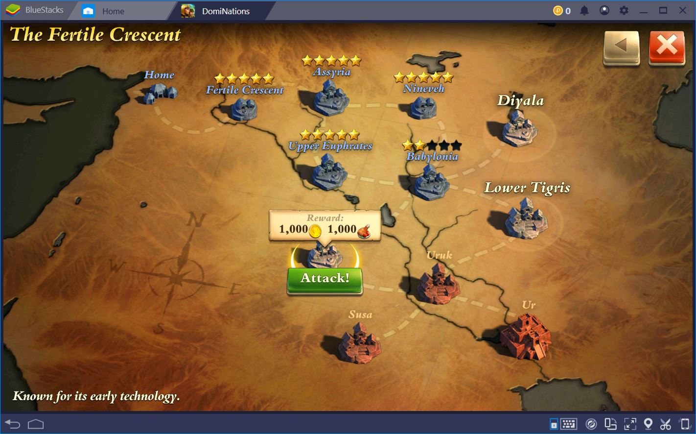 DomiNations: Conquer the World with BlueStacks