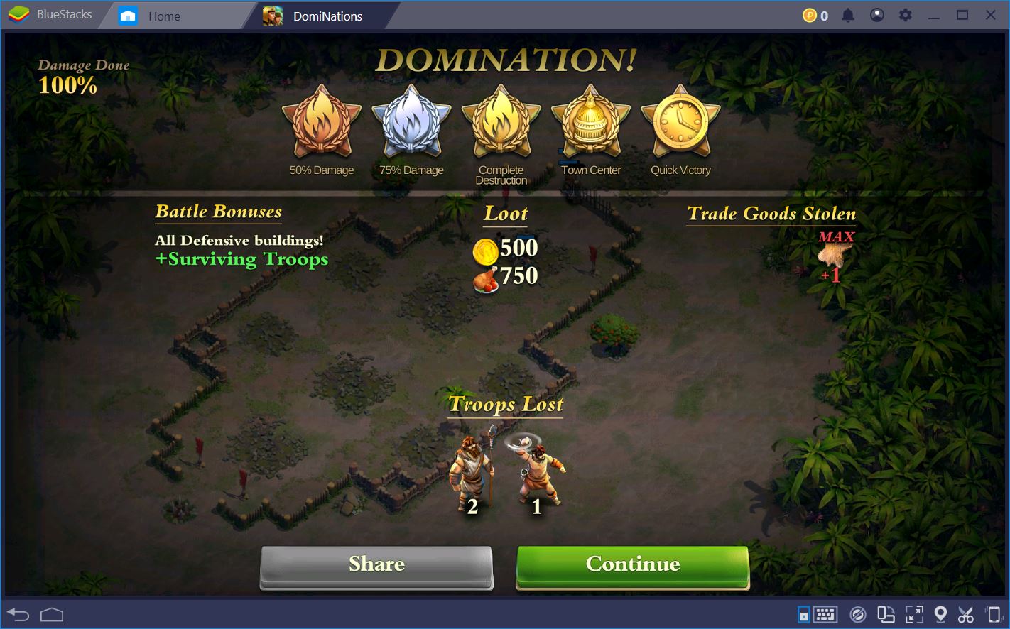 DomiNations: Conquer the World with BlueStacks