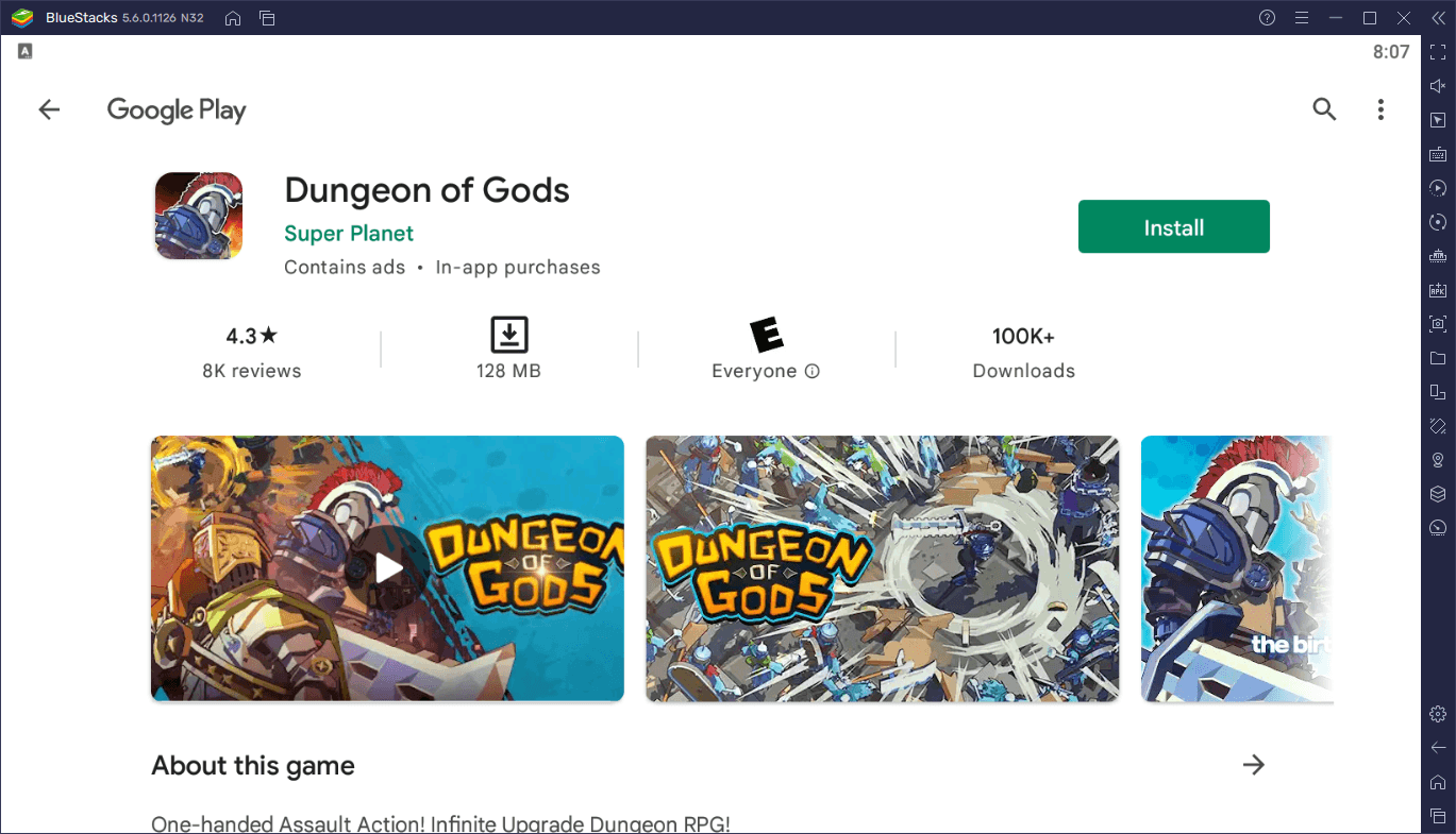 Comment Jouer à Dungeon of Gods sur PC avec BlueStacks