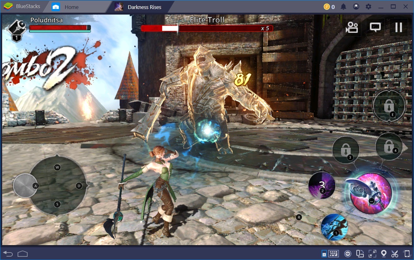 Darkness Rises: Better with BlueStacks