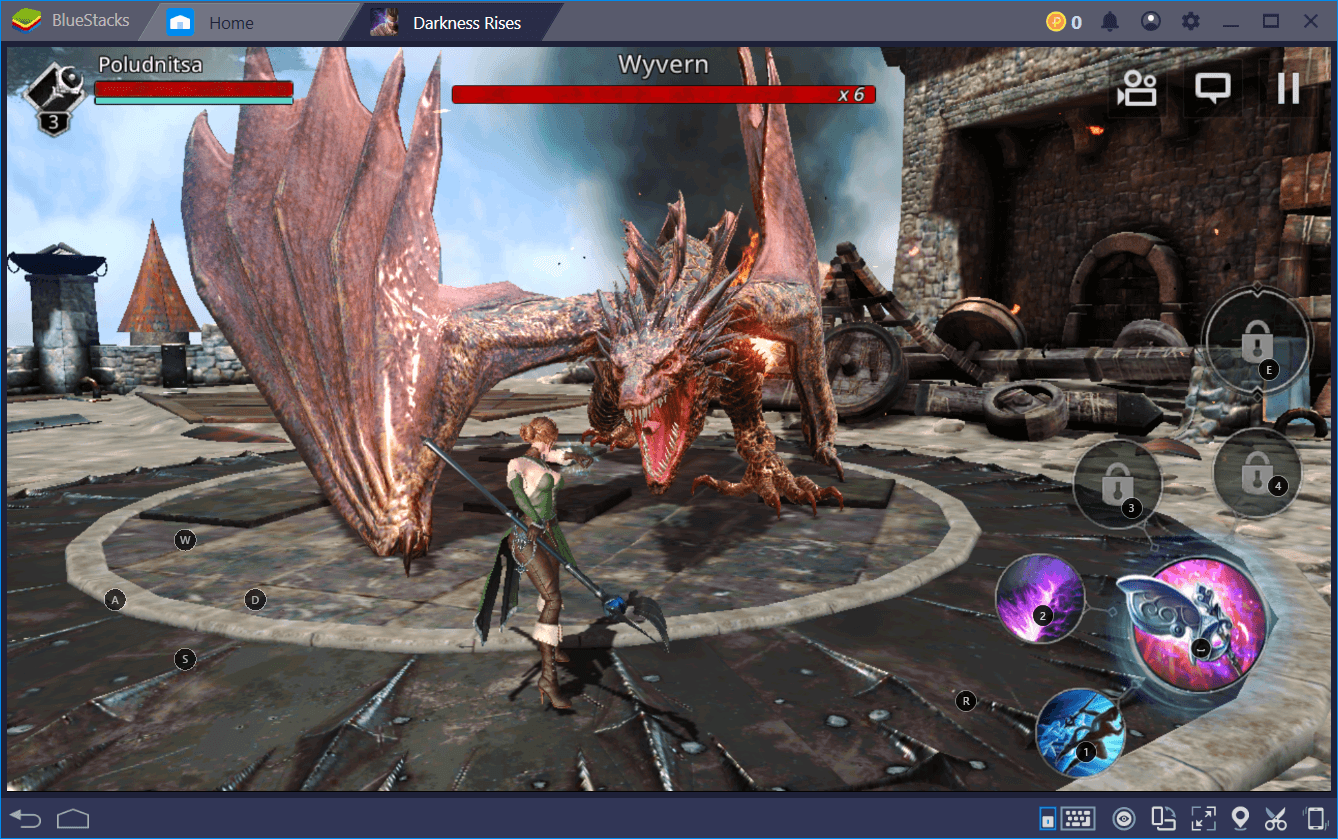 Darkness Rises: Better with BlueStacks