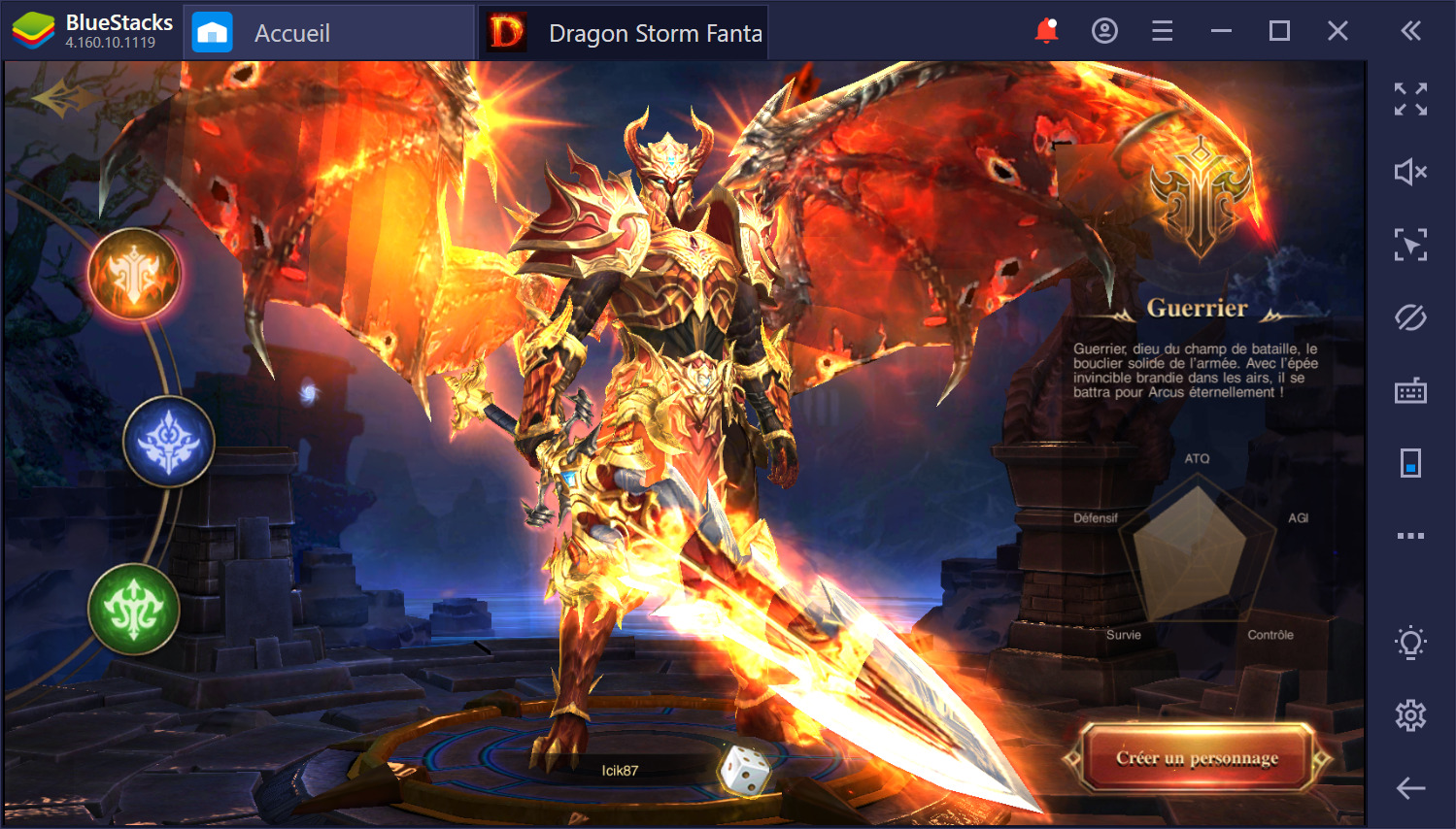 Dragon Storm Fantasy sur PC : guide sur les classes et l'amélioration du personnage