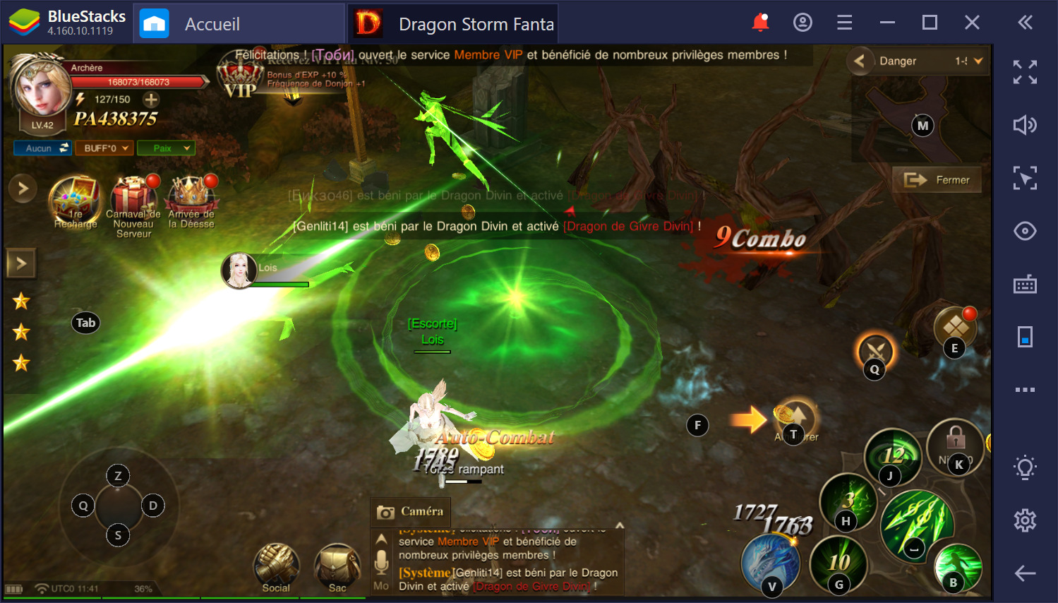 Dragon Storm Fantasy sur PC : Gagner rapidement des niveaux