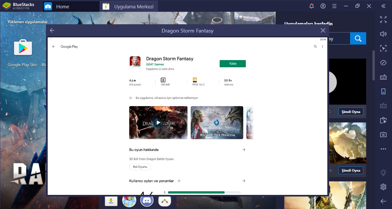 Dragon Storm Fantasy İçin BlueStacks Yükleme Ve Kurulum Rehberi