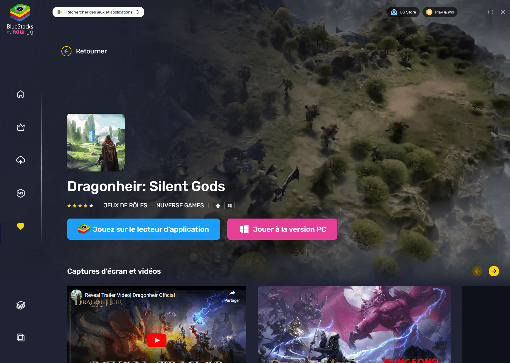 Comment Jouer à Dragonheir: Silent Gods sur PC avec BlueStacks