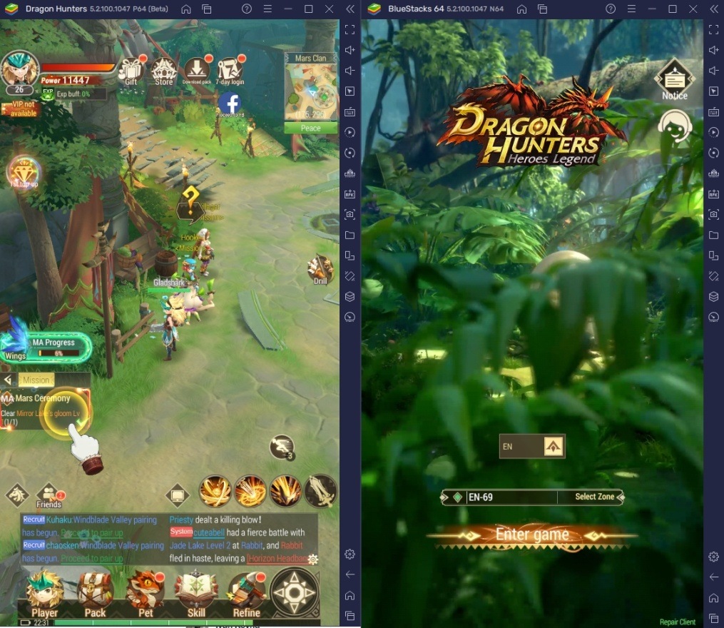 Comment Jouer à Dragon Trail: Hunter World sur PC avec BlueStacks